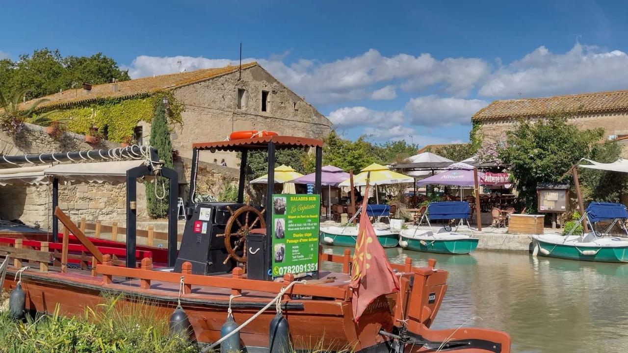 Au Canalet - Le Somail Bagian luar foto